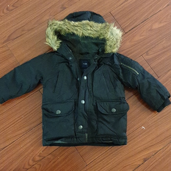 BabyGAP winter down/feathers puffer with fleece lining - Picture 1 of 5